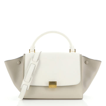Celine Tricolor Trapeze Bag Leather Small