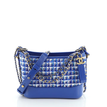 Chanel Gabrielle Hobo Quilted Tweed and Calfskin Small