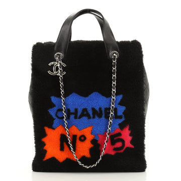 Chanel No. 5 Comic Tote Shearling Large