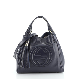 Gucci Soho Convertible Shoulder Bag Patent Small