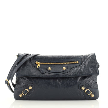 Balenciaga Envelope Strap Clutch Giant Studs Leather