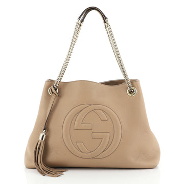 Gucci Soho Chain Strap Shoulder Bag Leather Medium