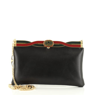 Gucci Palm Lux Broadway Evening Bag Leather