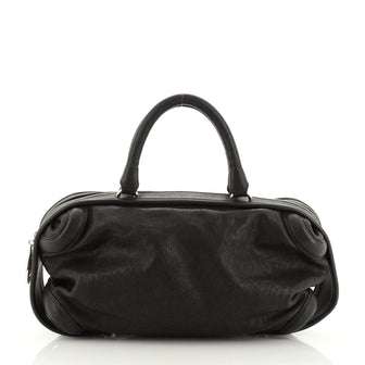 Chanel Coco Bowling Bag Quilted Leather Large