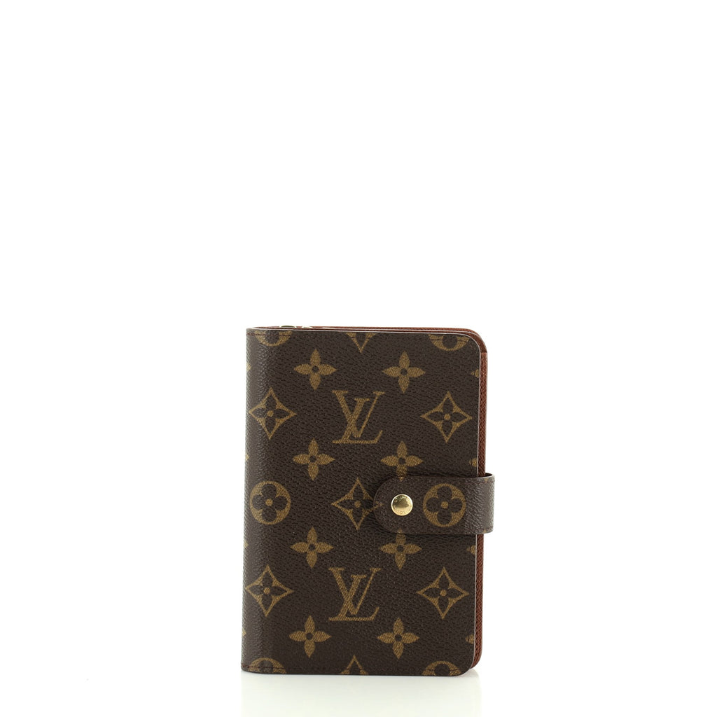 Louis Vuitton Porte Papier Zippe Wallet Monogram Canvas Brown 539414