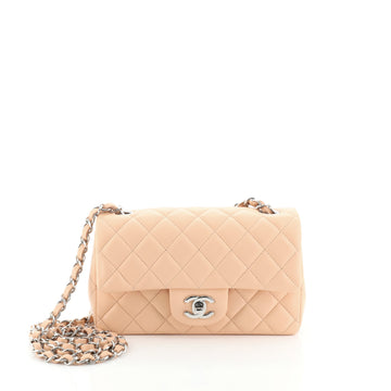 Chanel Classic Single Flap Bag Quilted Lambskin Mini