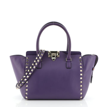 Valentino Rockstud Tote Rigid Leather Small