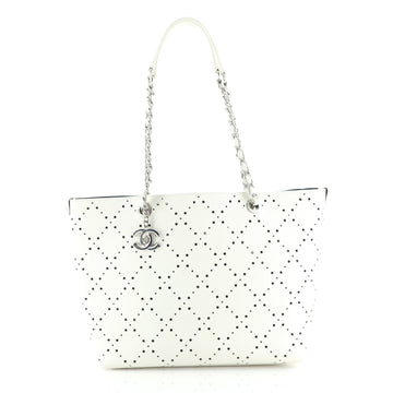 Chanel Shopping Tote Perforated Caviar Small