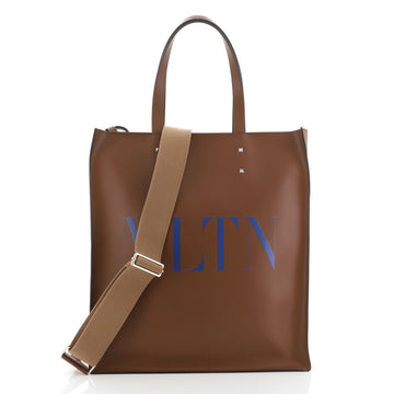 Valentino VLTN Convertible Rockstud Tote Printed Leather Tall
