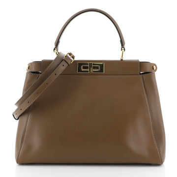 Fendi Peekaboo Bag Soft Leather Regular