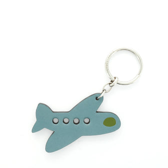 Hermes Airplane Keychain Leather