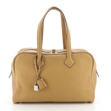 Hermes Victoria II Bag Clemence and Evercolor 35
