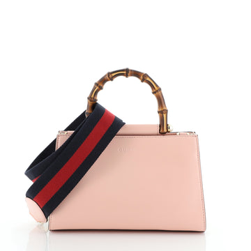 Gucci Nymphaea Top Handle Bag Leather Mini
