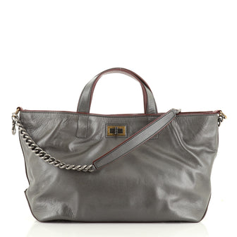Chanel Mademoiselle Tote Iridescent Caviar Medium