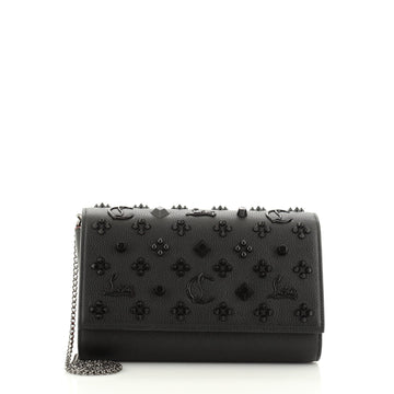 Christian Louboutin Paloma Clutch Embellished Leather Small
