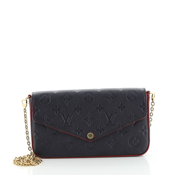 Louis Vuitton Felicie Pochette Monogram Empreinte Leather