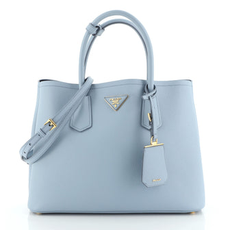Prada Cuir Double Tote Saffiano Leather Medium