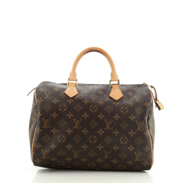 Louis Vuitton Speedy Handbag Monogram Canvas 35