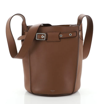 Celine Long Strap Big Bag Bucket Leather