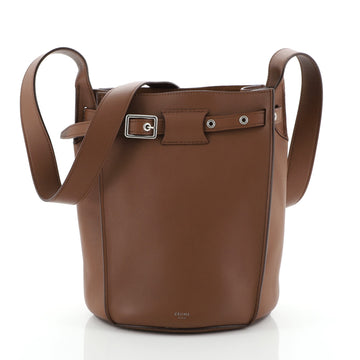 Celine Long Strap Big Bag Bucket Leather