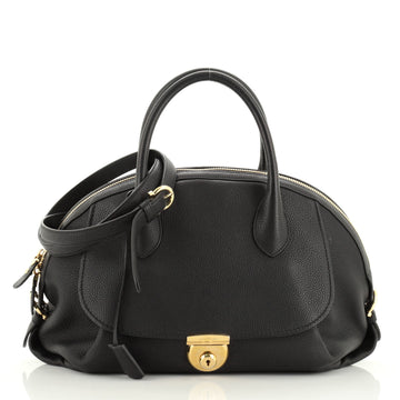 Salvatore Ferragamo Fiamma Satchel Leather Large