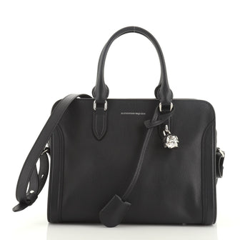 Alexander McQueen Padlock Zip Around Tote Leather Small