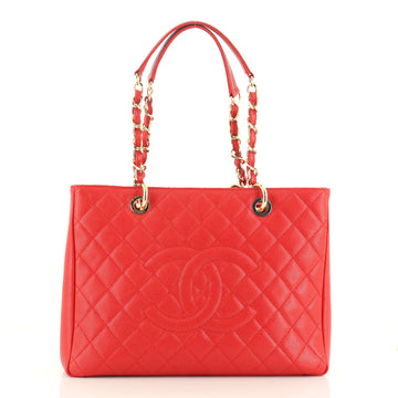 Chanel Grand Shopping Tote Quilted Caviar
