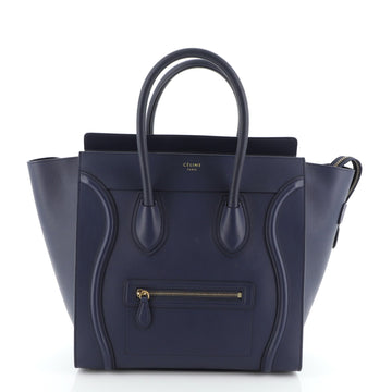 Celine Luggage Bag Smooth Leather Mini
