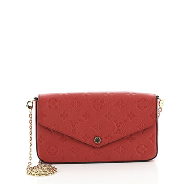 Louis Vuitton Felicie Pochette Monogram Empreinte Leather