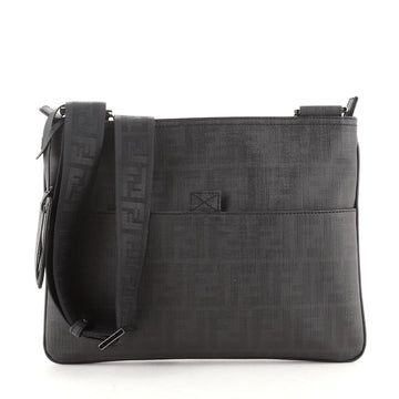 Fendi Slip Pocket Messenger Zucca Coated Canvas Medium