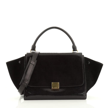 Celine Trapeze Bag Patent Medium