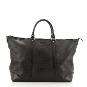 Gucci Joy Zip Top Tote Diamante Leather Medium