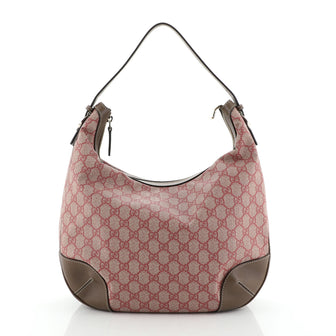 Gucci Nice Hobo GG Coated Canvas Medium