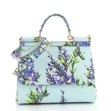 Dolce & Gabbana Miss Sicily Bag Printed Canvas Medium