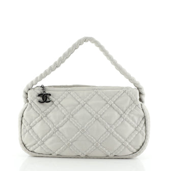 Chanel Hidden Chain Hobo Quilted Lambskin Small