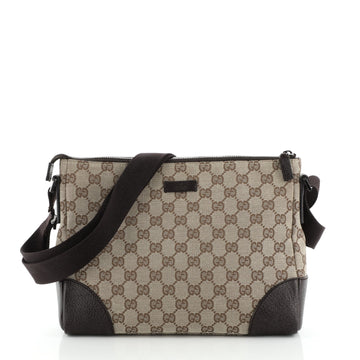 Gucci Zip Top Messenger GG Canvas Medium