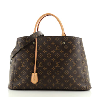 Louis Vuitton Montaigne Handbag Monogram Canvas MM