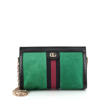 Gucci Ophidia Chain Shoulder Bag Suede Small
