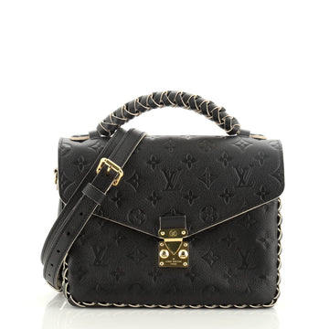 Louis Vuitton Braided Handle Pochette Metis Monogram Empreinte Leather