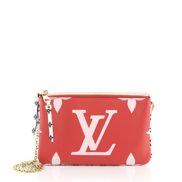Louis Vuitton Pochette Double Zip Limited Edition Colored Monogram Giant