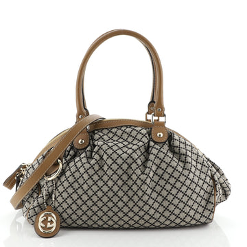 Gucci Sukey Boston Bag Diamante Canvas