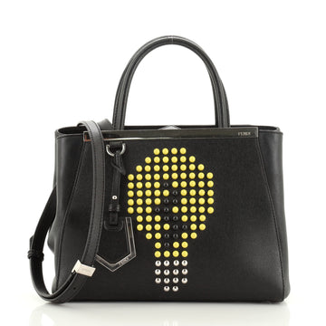 Fendi 2Jours Bag Studded Leather Petite