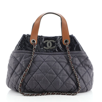 Chanel In The Mix Tote Quilted Iridescent Calfskin Medium