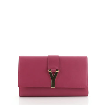 Saint Laurent Chyc Clutch Leather