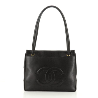Chanel Vintage Timeless Front Pocket Tote Caviar Medium