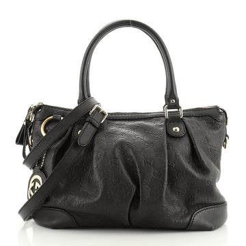 Gucci Sukey Top Handle Satchel Guccissima Leather Medium