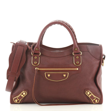 Balenciaga City Classic Metallic Edge Bag Leather Medium