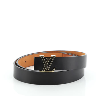 Louis Vuitton Initiales Belt Leather Thin