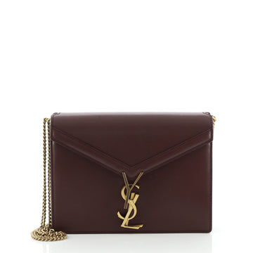 Saint Laurent Cassandra Chain Shoulder Bag Leather Small