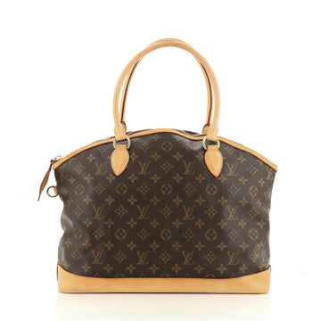 Louis Vuitton Lockit Handbag Monogram Canvas Horizontal